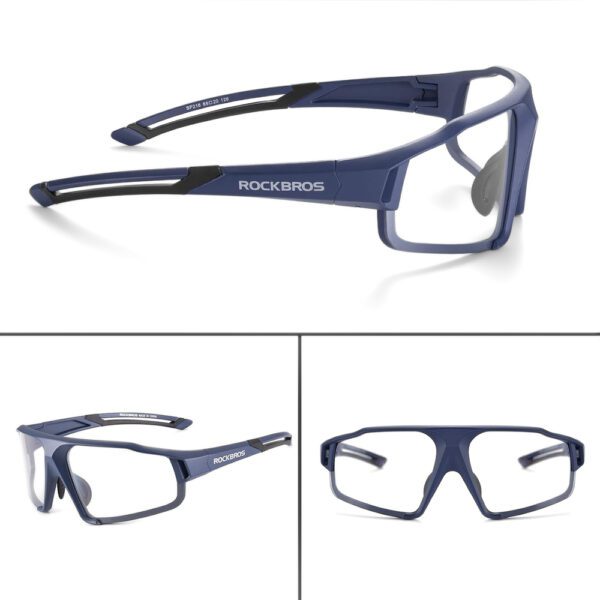 Rockbros SP216BL photochromic UV400 cycling glasses - blueeng