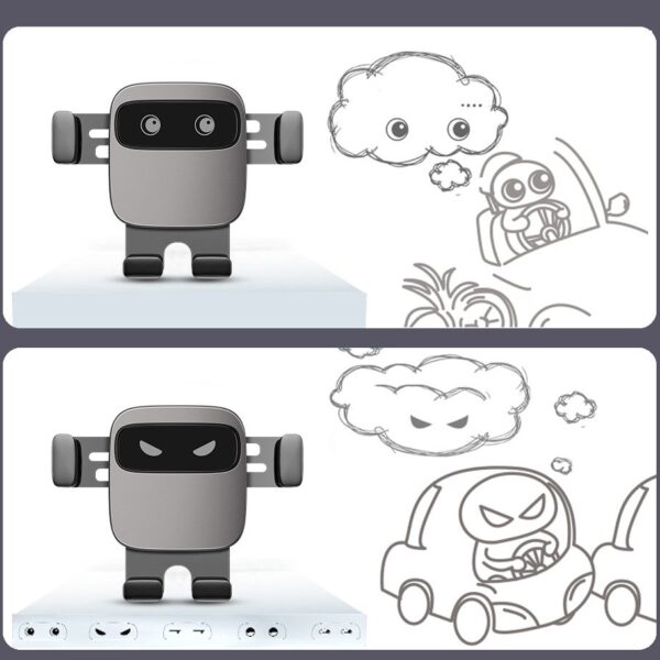 Baseus Cube SUYL-FK01 gravity phone holder 4.7-6.6" for car air vent - blackeng