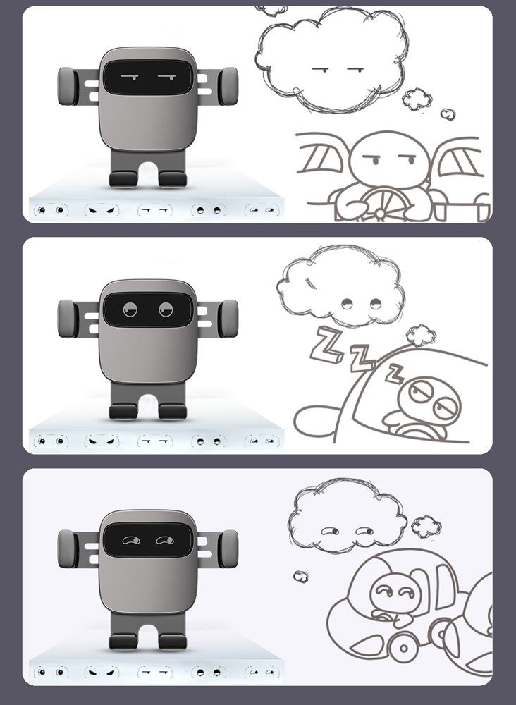 Baseus Cube SUYL-FK01 gravity phone holder 4.7-6.6" for car air vent - blackeng