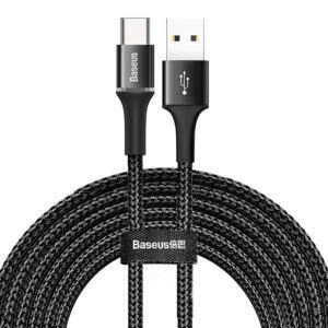 Baseus Halo USB-A - USB-C 2A Cable 3m - Blackeng