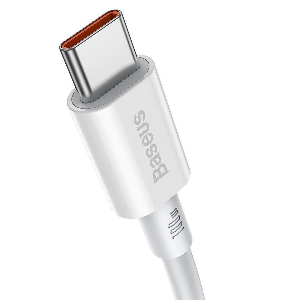 Baseus CATYS-C02 USB-C - USB-C PD QC FCP cable 100W 5A 2m - whiteeng