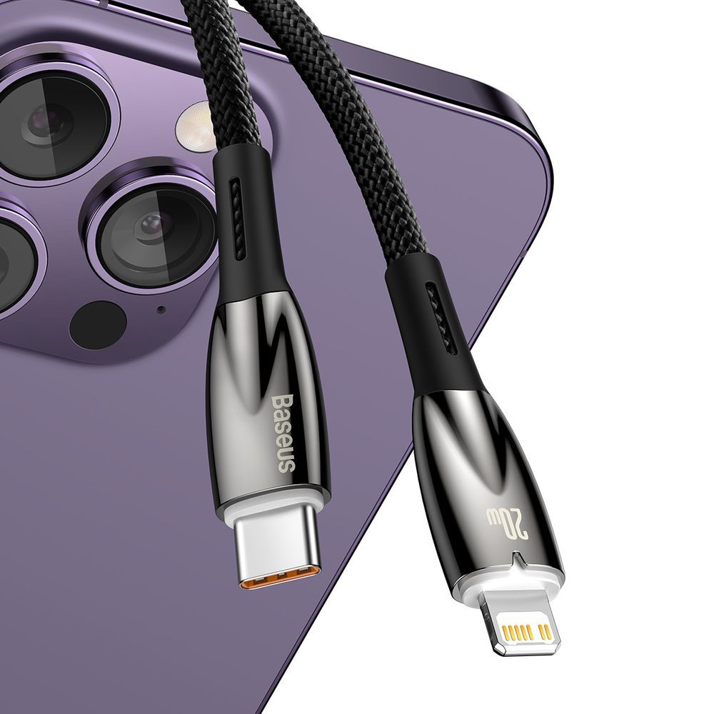 Baseus CADH000101 Lightning - USB-C PD cable 20W 480Mb/s 2m - blackeng
