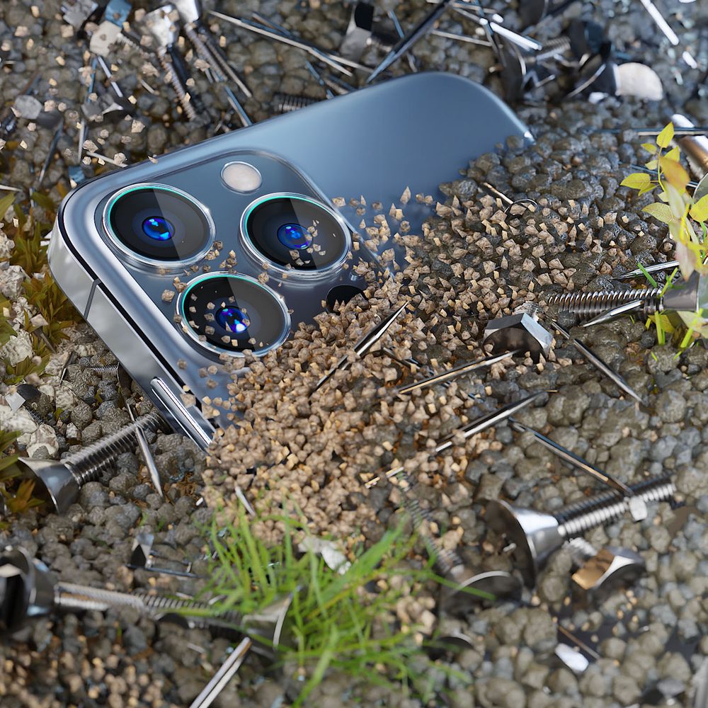 180074_5 3mk Lens Protection Pro Camera Cover with Black Frame for iPhone 16 Pro / 16 Pro Maxeng