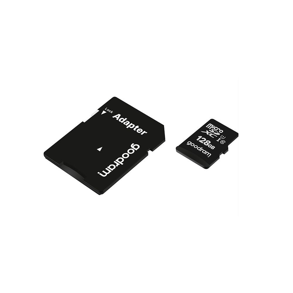180849_oryg GoodRam memory card 128GB microSDXC cl. 10 UHS-I 100 / 10 MB/s + adapter