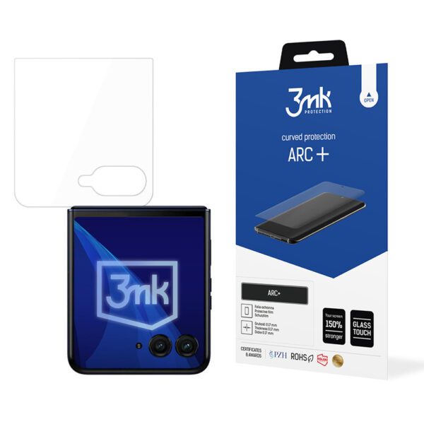 180925_1 Protective film 3mk ARC+ Motorola Razr 50 Ultra (front)eng