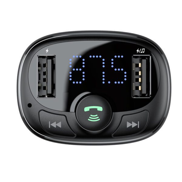 182606_2 Bluetooth transmitter / car charger Baseus S-09A (Overseas Edition) - blackeng