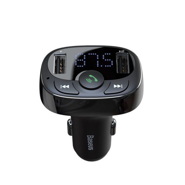 182606_4 Bluetooth transmitter / car charger Baseus S-09A (Overseas Edition) - blackeng