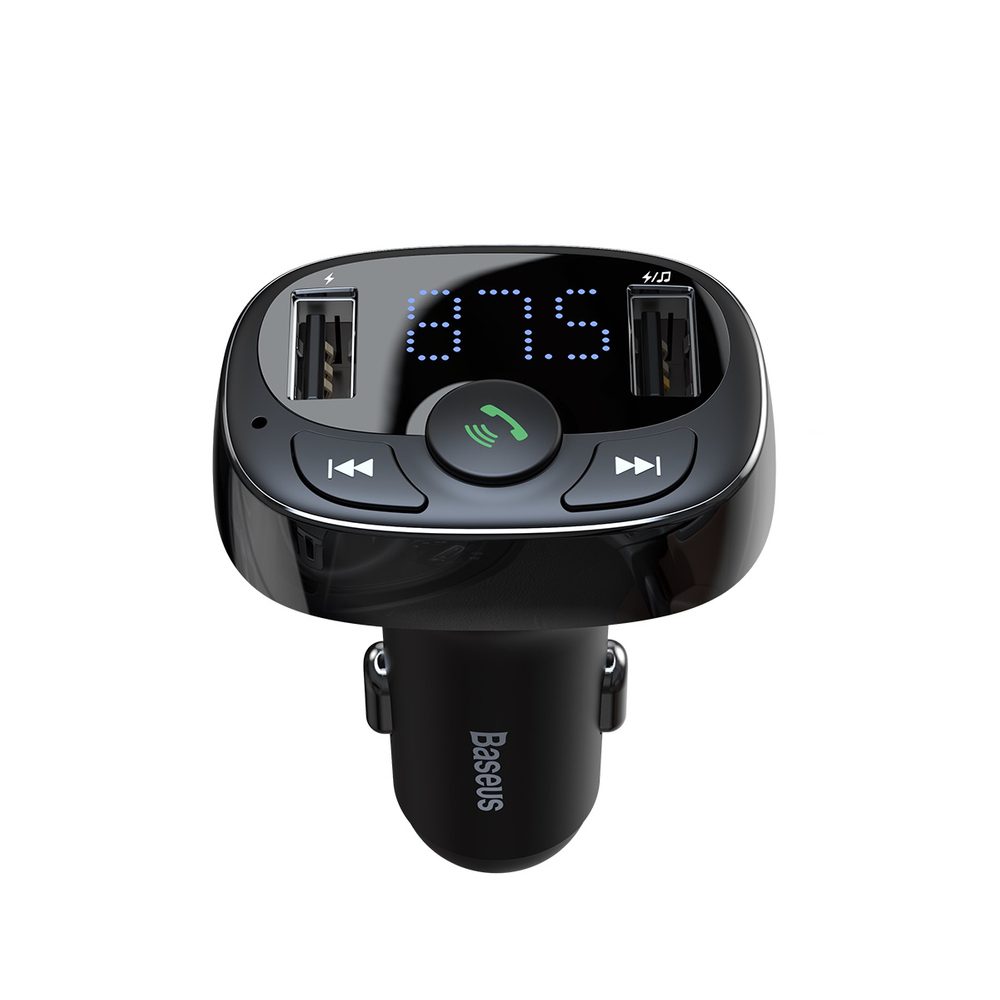 182606_4 Bluetooth transmitter / car charger Baseus S-09A (Overseas Edition) - blackeng