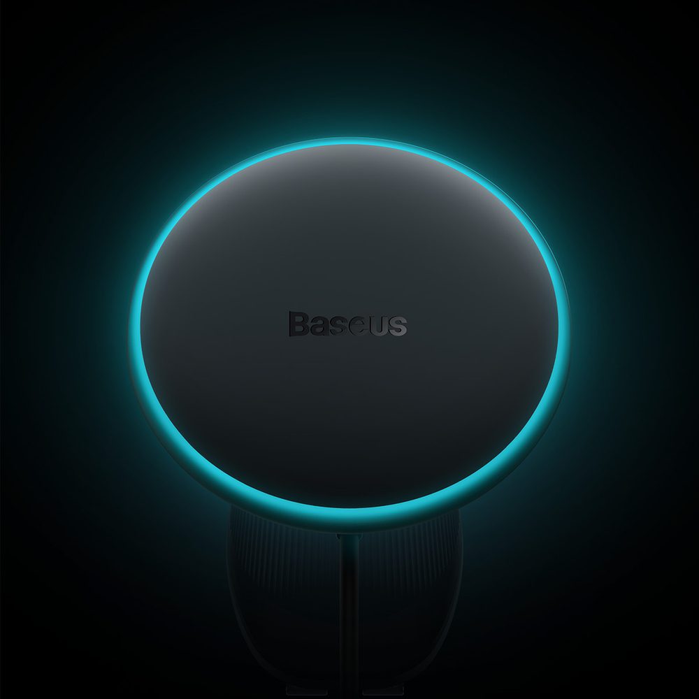 Baseus CW01 car holder for iPhone with 15W inductive charger for air vent - blackeng