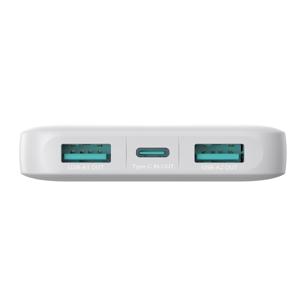 Powerbank Joyroom JR-PBF12 10000mAh 2.4A 2x USB-A 1x USB-C - whiteeng
