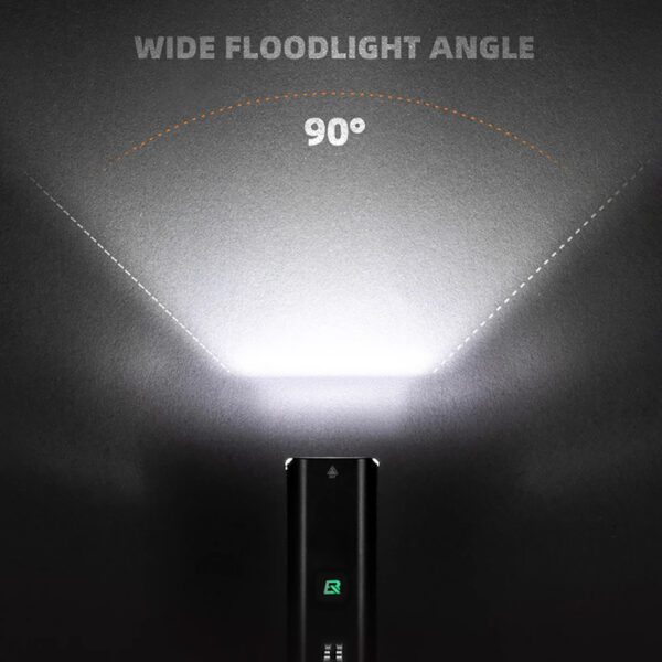 Rockbros RHL1500 front bicycle light 5000mAh 1500lm IPX6 - blackeng