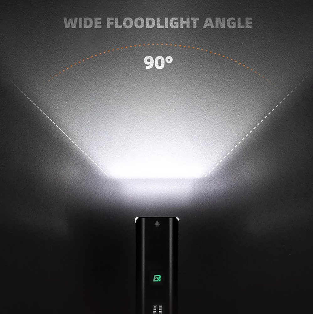 Rockbros RHL1500 front bicycle light 5000mAh 1500lm IPX6 - blackeng