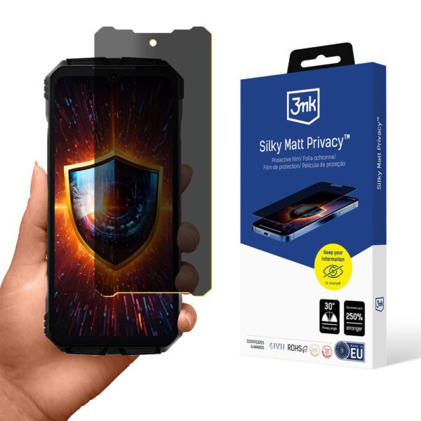 185046_1 3mk Silky Matt Privacy Privacy Screen Protector for Doogee V40 Proeng