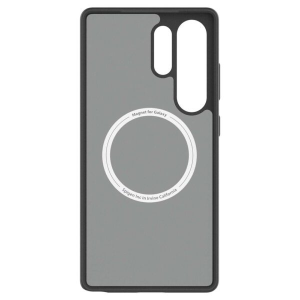 Spigen Capella GP-FPS938PGBJW Silicone Case with MagFit Magnetic Ring for Samsung Galaxy S25 Ultra - Blackeng