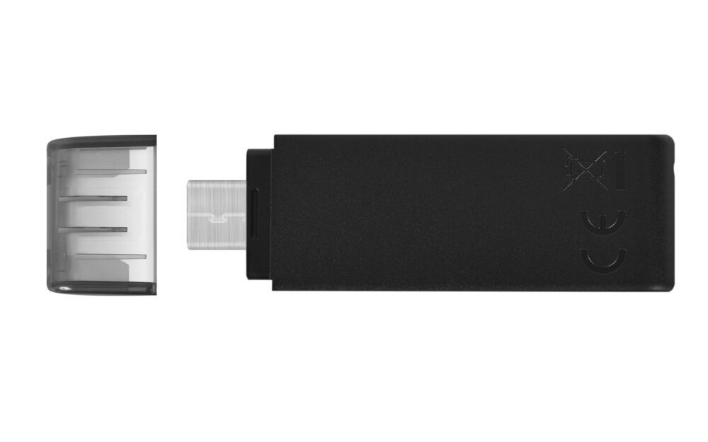 Kingston pendrive 64GB USB-C DT70 black