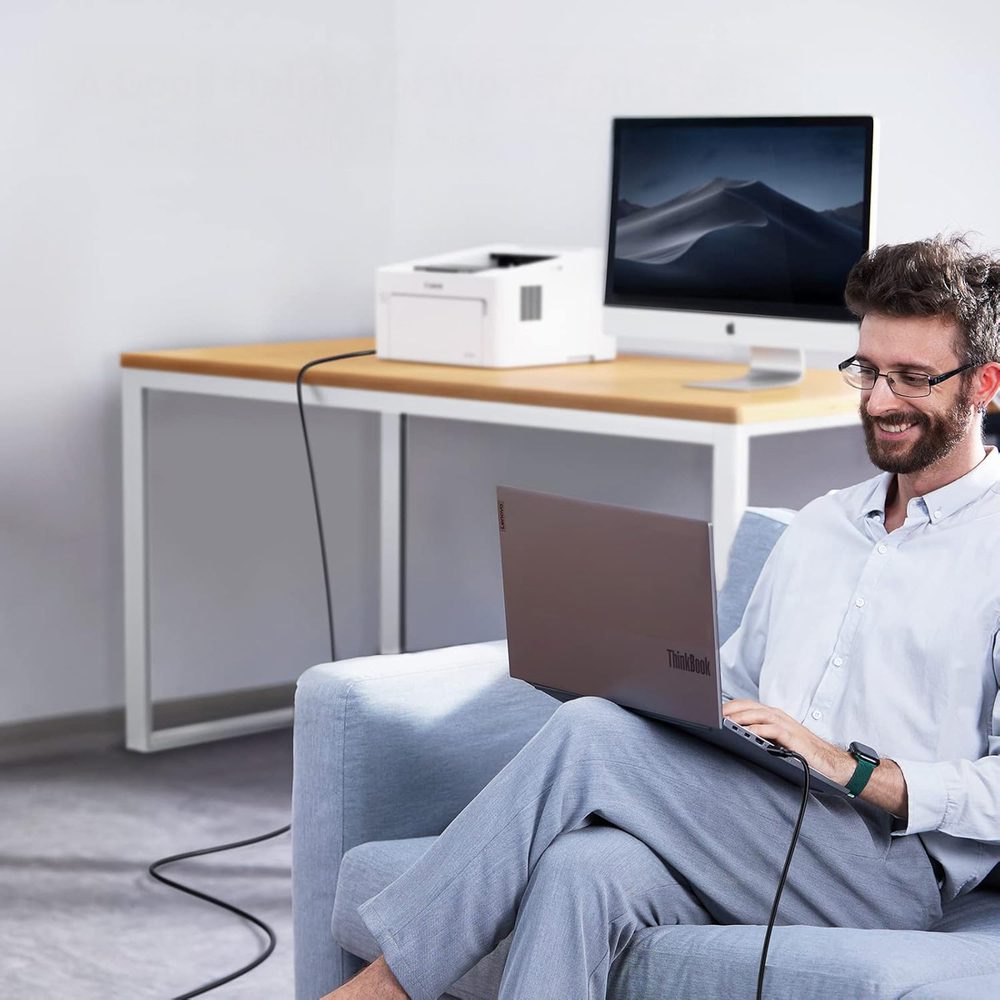 Wozinsky WKDDY1S USB-B - USB-C Cable 1m - Blackeng