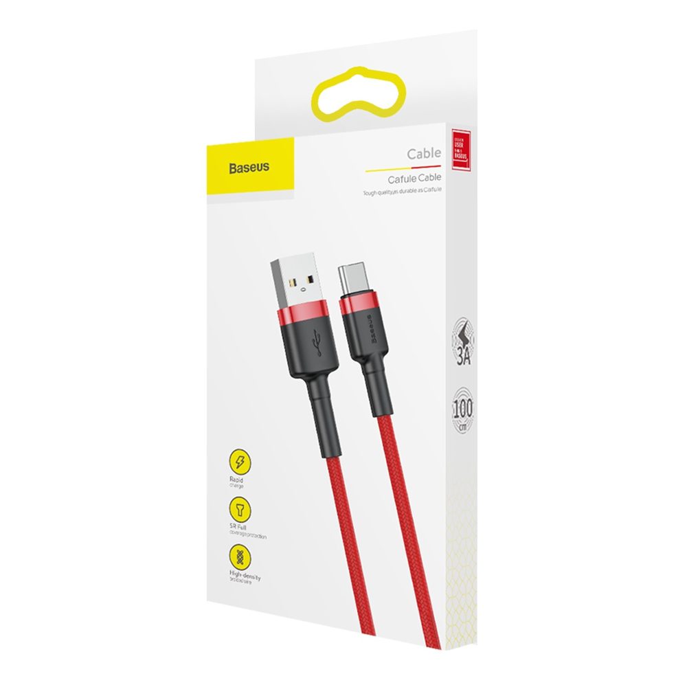 Baseus Cafule USB-A / USB-C QC 3.0 3A cable 1 m - redeng