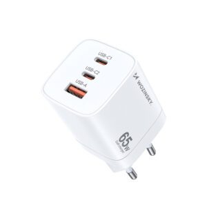 Wozinsky CGWCW 65W USB-A / 2 x USB-C GaN wall charger - whiteeng