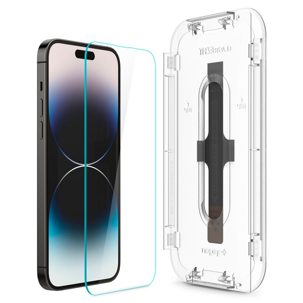 Spigen Glas.tR EZ Fit Tempered Glass for iPhone 14 Pro Max - 2 pcs.eng