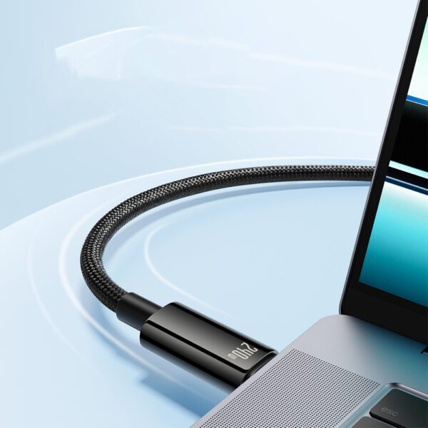 Baseus CAWJ040101 USB-C - USB-C cable 240W 480Mb/s 2m - black and grayeng