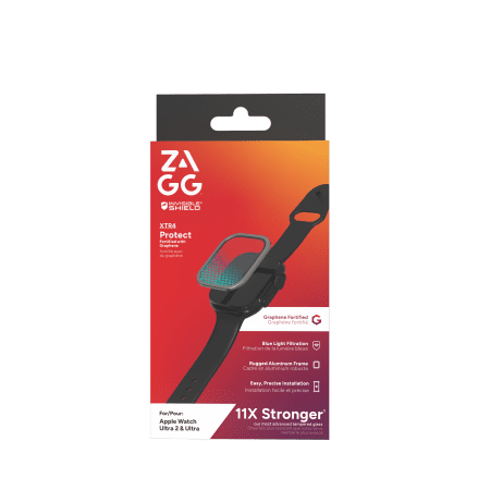 194596_2 ZAGG InvisibleShield Glass XTR4 Protective Glass for Apple Watch Ultra 49mm - Titaniumeng
