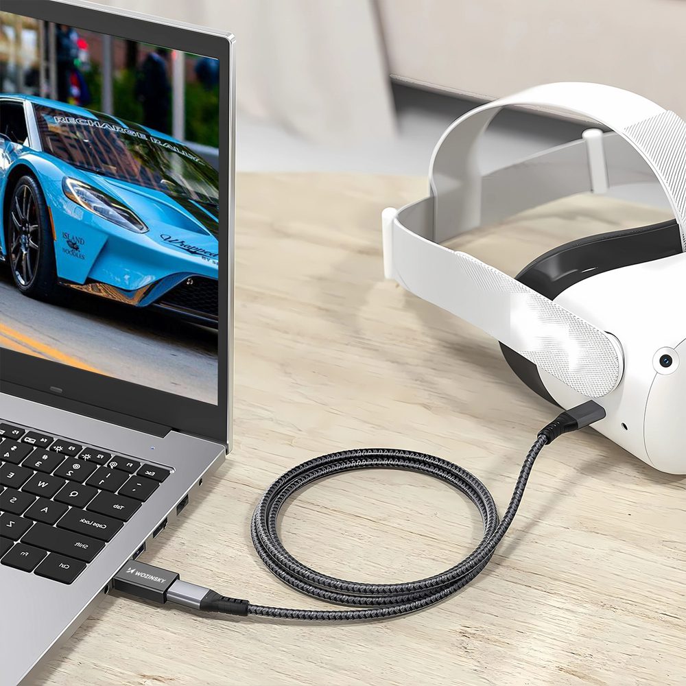 195138_9 Wozinsky WAAC-01 USB-A - USB-C OTG Adapter - Blackeng