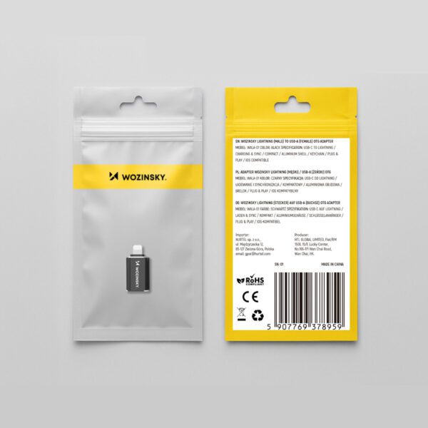 195140_10 Wozinsky WALA-01 Lightning to USB-A OTG Adapter - Blackeng