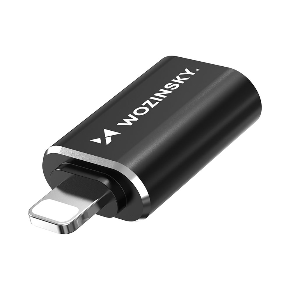 195140_2 Wozinsky WALA-01 Lightning to USB-A OTG Adapter - Blackeng