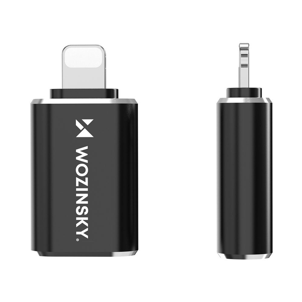 195140_4 Wozinsky WALA-01 Lightning to USB-A OTG Adapter - Blackeng