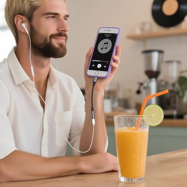 Wozinsky WALJ-01 Lightning adapter - 3.5mm mini jack - blackeng