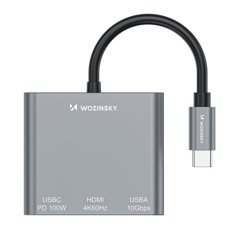 195144_3 Hub Wozinsky WHCH-01 USB-C PD 100W HDMI 4K@30Hz USB-A 10Gbps - grayeng