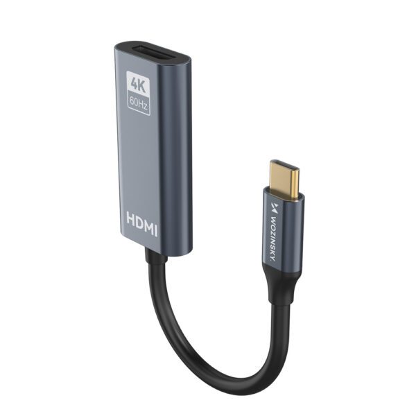 195145_1 Wozinsky WACH-01 USB-C - HDMI 4K 60Hz Adapter - Blackeng