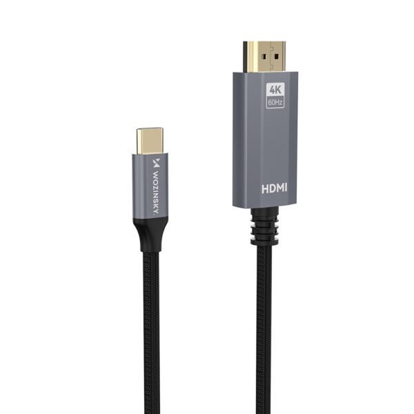 195146_3 Wozinsky WCCH-01 USB-C - HDMI 4K 60Hz Cable 1.8m - Blackeng