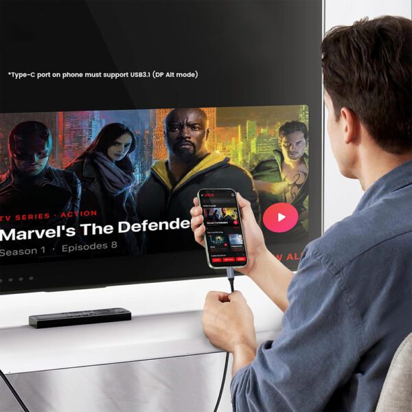 195146_6 Wozinsky WCCH-01 USB-C - HDMI 4K 60Hz Cable 1.8m - Blackeng