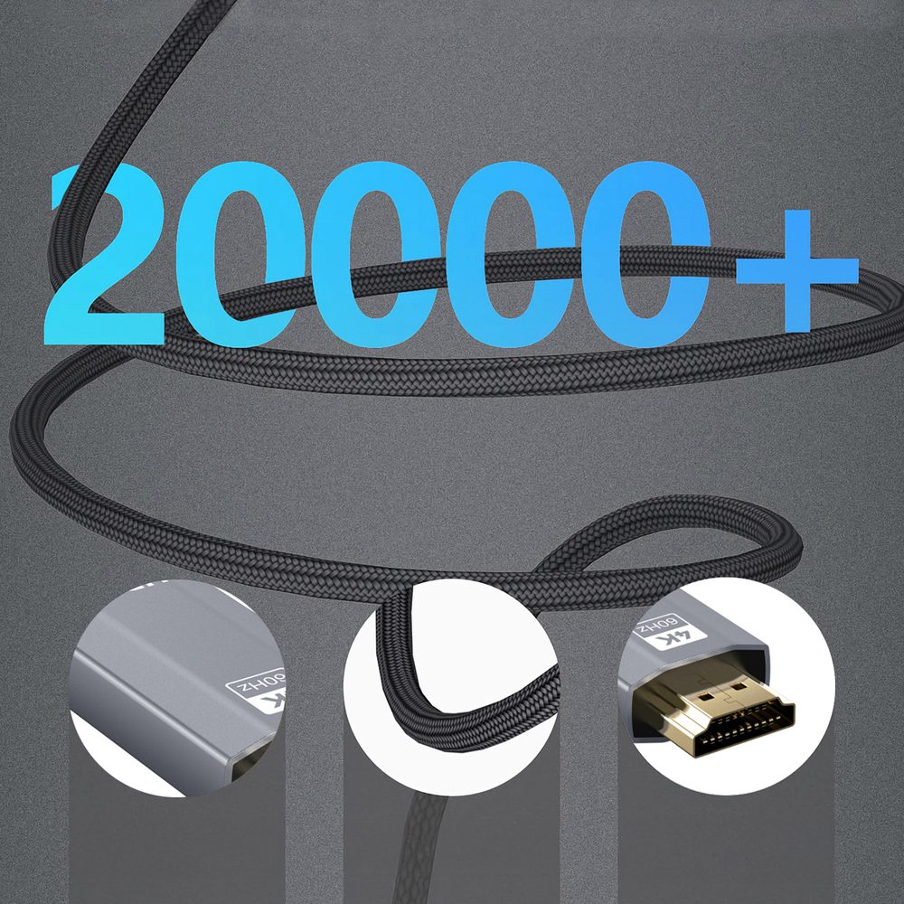 195146_8 Wozinsky WCCH-01 USB-C - HDMI 4K 60Hz Cable 1.8m - Blackeng