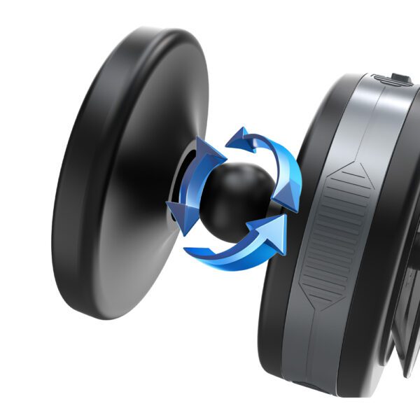 Uchwyt samochodowy Wozinsky WUSQ-01 z ładowarką Qi kompatybilny z MagSafe - czarnypol