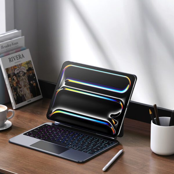 Etui z klawiaturą Dux Ducis (MK series) na iPad Pro 11" (2024) - czarnepol