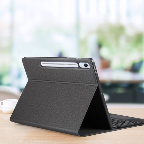 197210_4 Etui z klawiaturą Dux Ducis (TK series) na Samsung Tab S10 FE+ (Plus) - czarnepol
