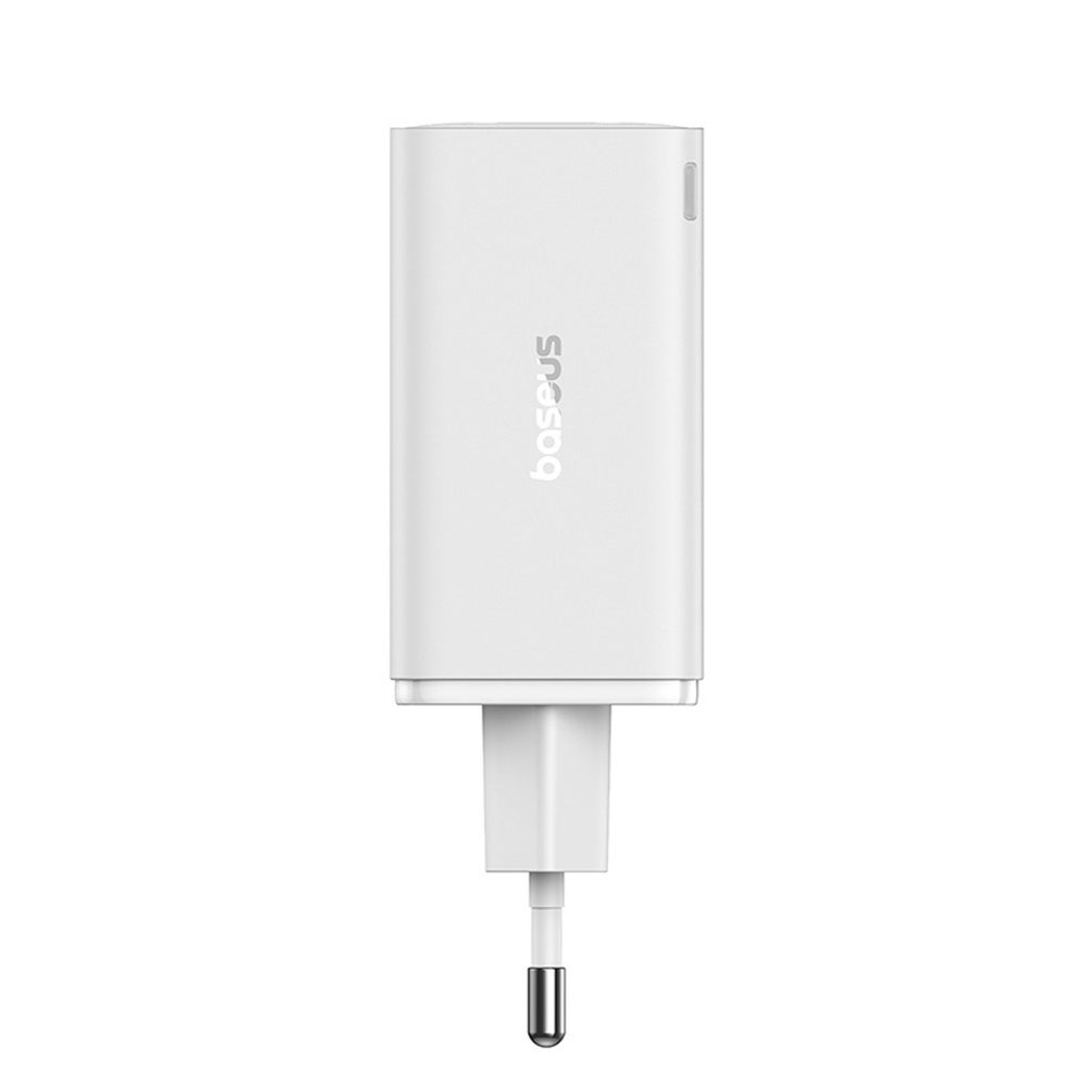 197212_6 Baseus GaN6 Pro Charger 65W 2 x USB-C 2 x USB-A with Black USB-C Cable 100W 1m - Whiteeng