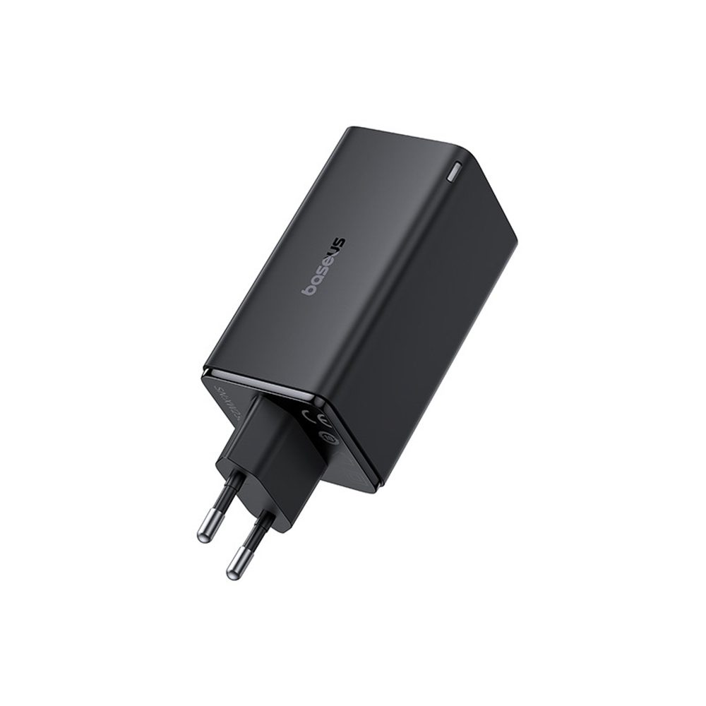 197213_2 Baseus GaN6 Pro Charger 100W 2 x USB-C 2 x USB-A with Black USB-C Cable 100W 1m - Blackeng