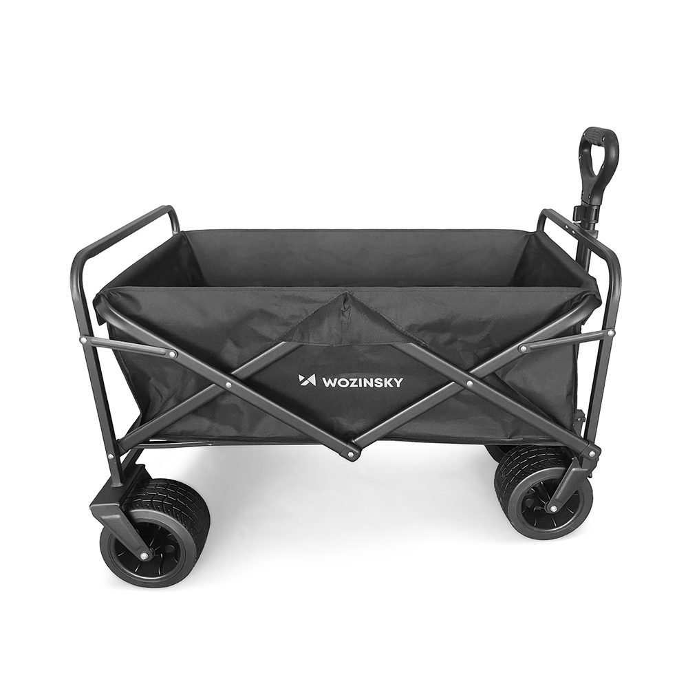 197497_7 Wozinsky WZP-100 beach, tourist, garden cart, durable, wide wheels, up to 100 kg - blackeng