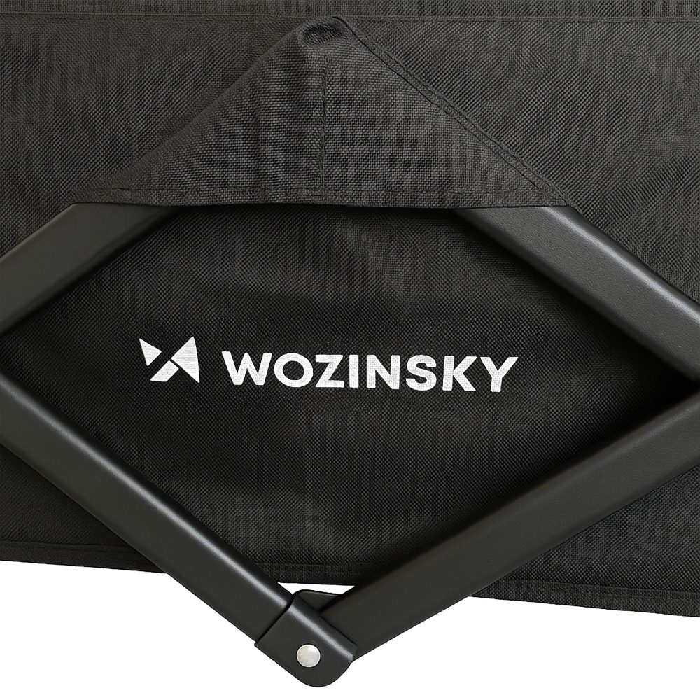 197497_8 Wozinsky WZP-100 beach, tourist, garden cart, durable, wide wheels, up to 100 kg - blackeng