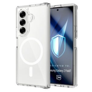 3mk Armor MagCase for Samsung Galaxy Z Fold 7 - Transparenteng