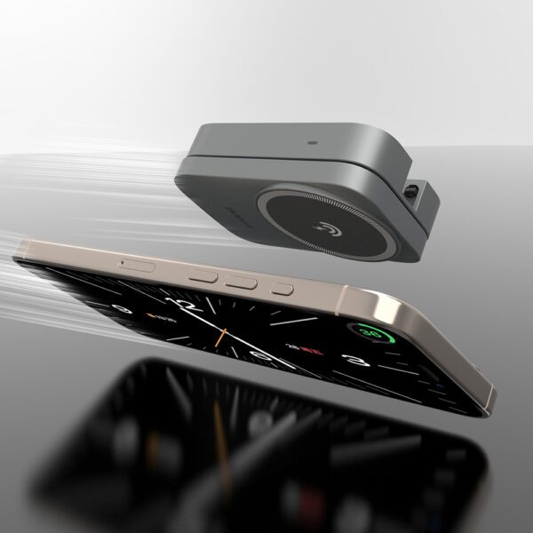 Stacja ładująca 3 w 1 Dudao A11 Max indukcyjna kompatybilna z MagSafe - szarapol