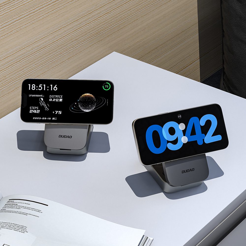 Stacja ładująca 3 w 1 Dudao A11 Max indukcyjna kompatybilna z MagSafe - szarapol