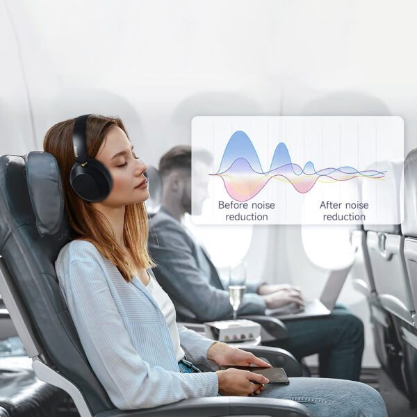 Dudao X22 Max Wireless On-Ear Bluetooth Headphones with ANC - Blackeng