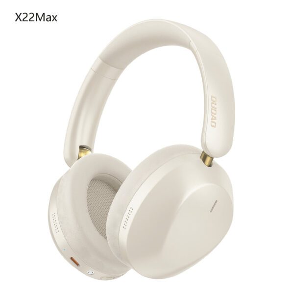 Dudao X22 Max Wireless On-Ear Bluetooth Headphones with ANC - Beigeeng
