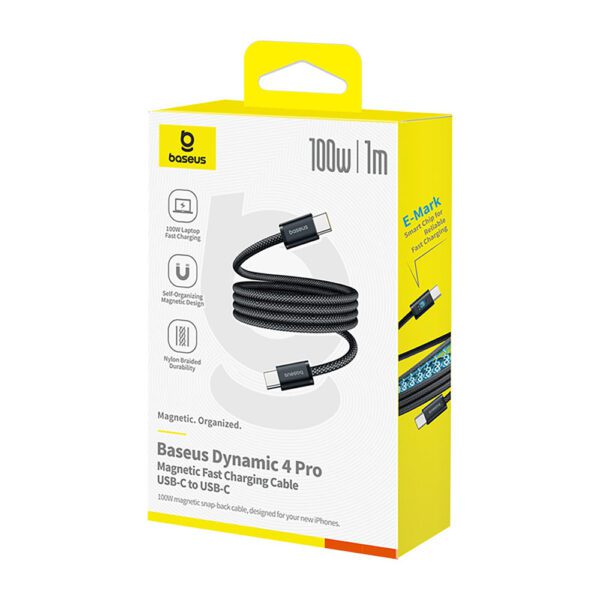 Baseus Dynamic 4 Pro Fast USB-C Cable - USB-C 100W 1m - Blackeng