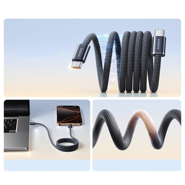 Baseus Dynamic 4 Pro Fast USB-C Cable - USB-C 100W 1m - Blackeng