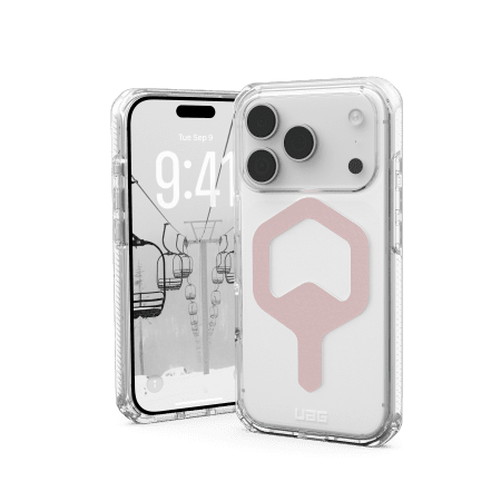 200287_1 UAG Plyo MagSafe Case for iPhone 17 Pro - Clear Pinkeng